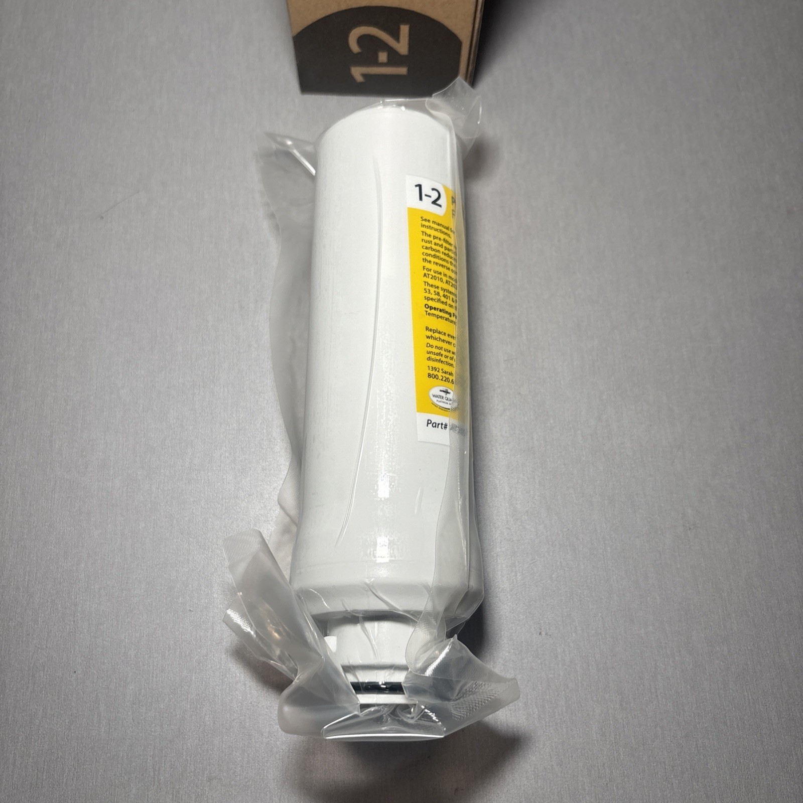 AquaTru AT2001 Pre/Carbon Water Filter Stages 1-2 BRAND NEW