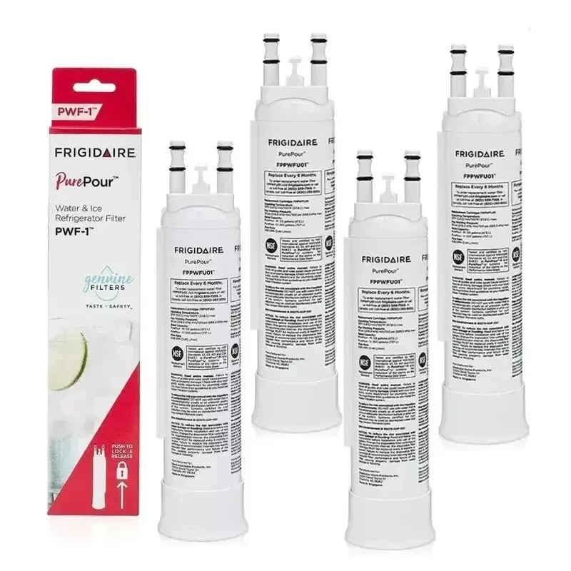 For Frigidaire FPPWFU01 PWF-1 Refrige PurePour Water &Ice Filter 4 Pack New