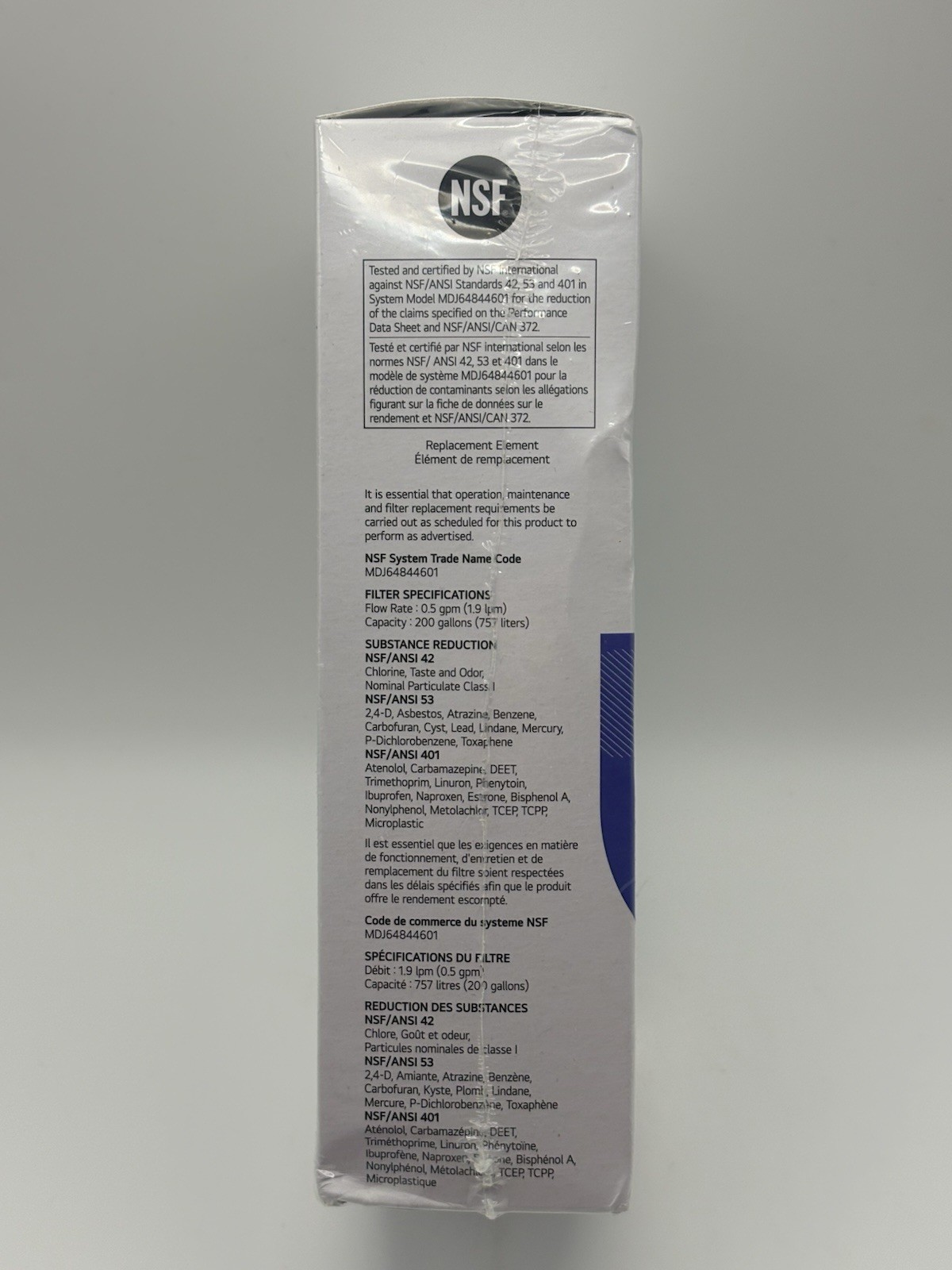 LG LT1000P2 6-Month / 200 Gallon Refrigerator Replacement Water Filter 2 Pack