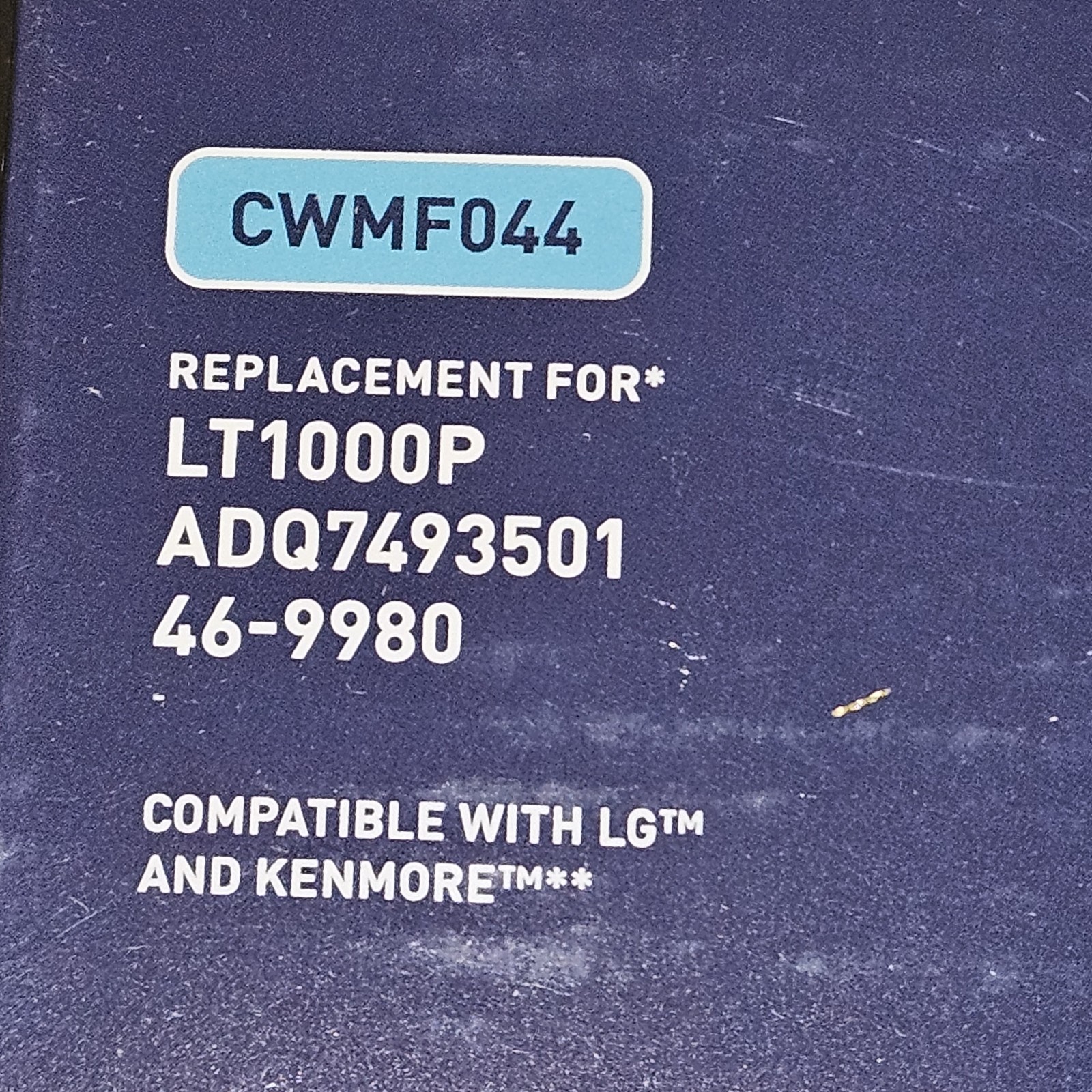 MIST Lt1000P – New 3 Pack REPLACEMENT Water FILTERS Model CWMF044 Compatible LG