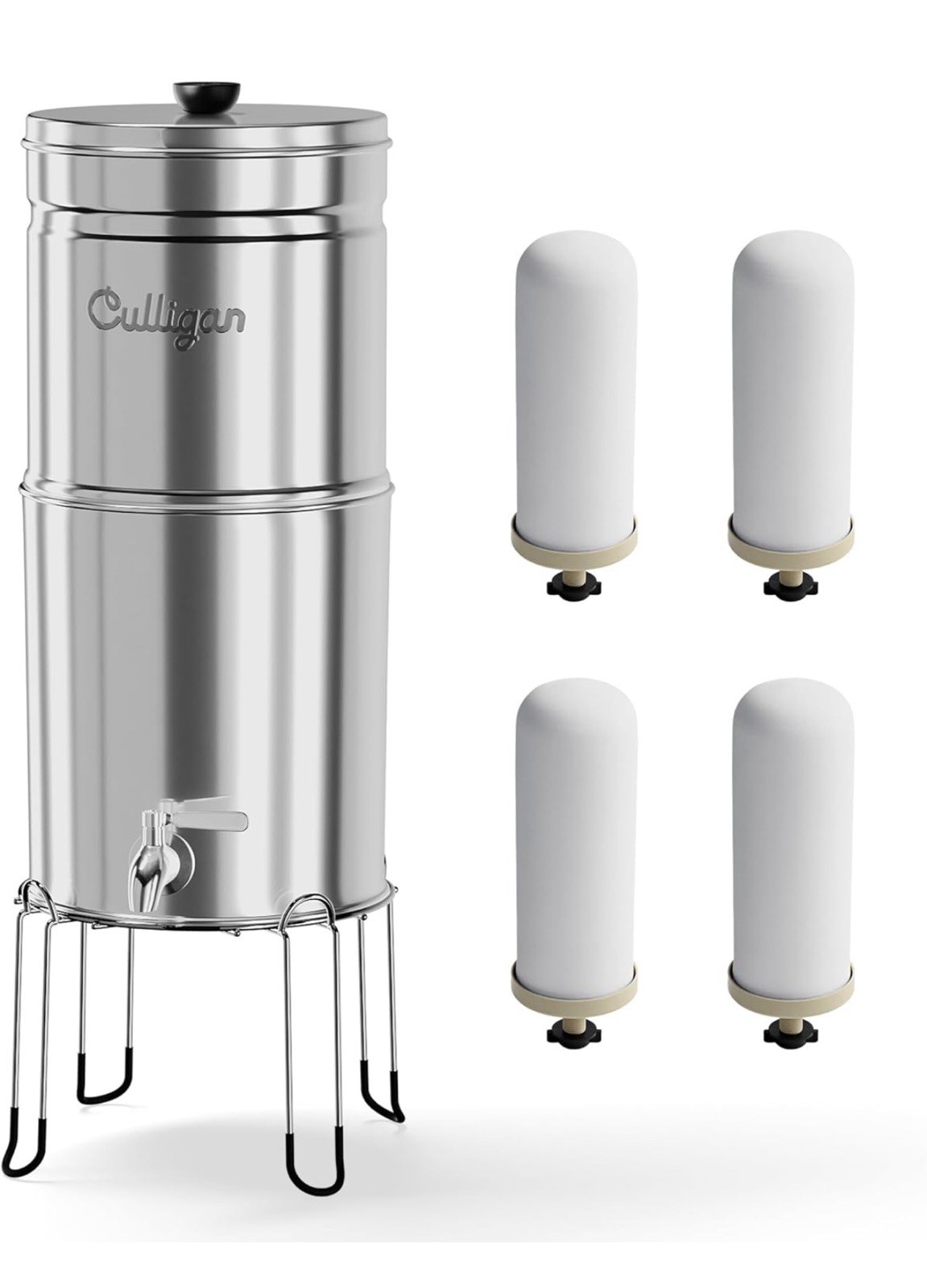Culligan with MaxClear Technology 2.25 Gallon Gravity Water Filter System,