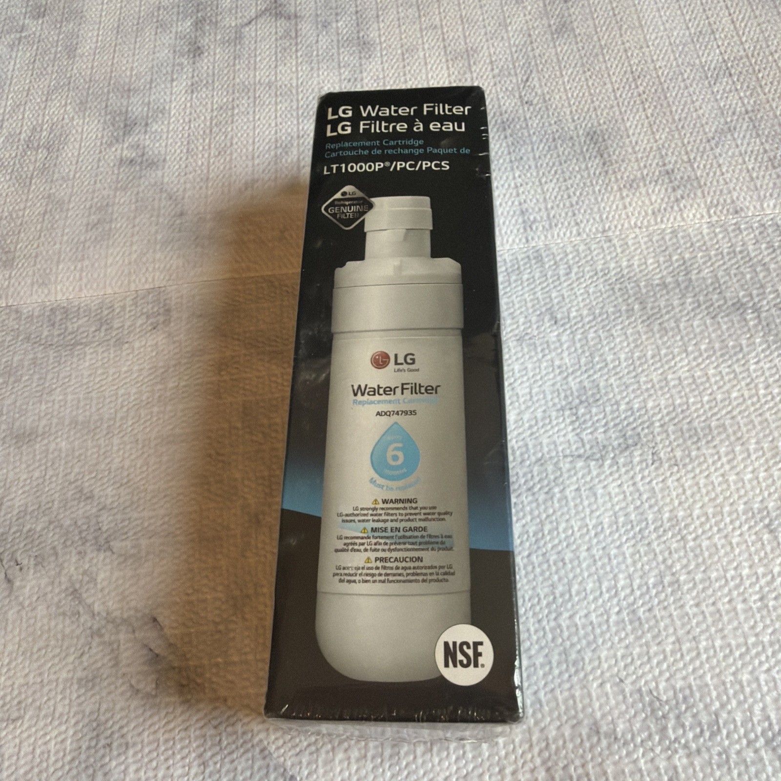 LG LT1000P Water Filter Replacement Cartridge LT1000PC/PCS – NSF (A13)