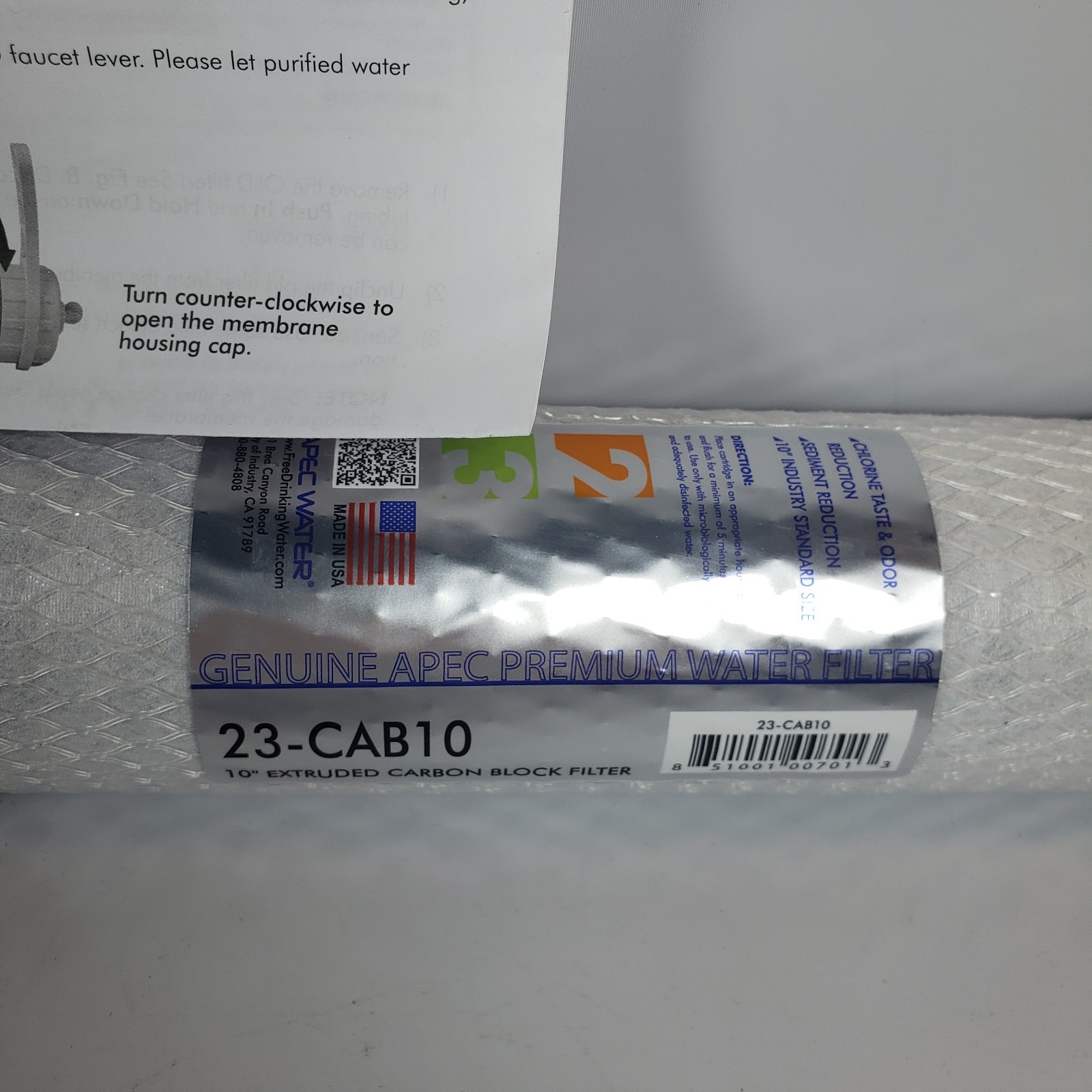 Replacement Water Filters for Ultimate Stage 1-3 Pre-filter Set- Apec Compatible