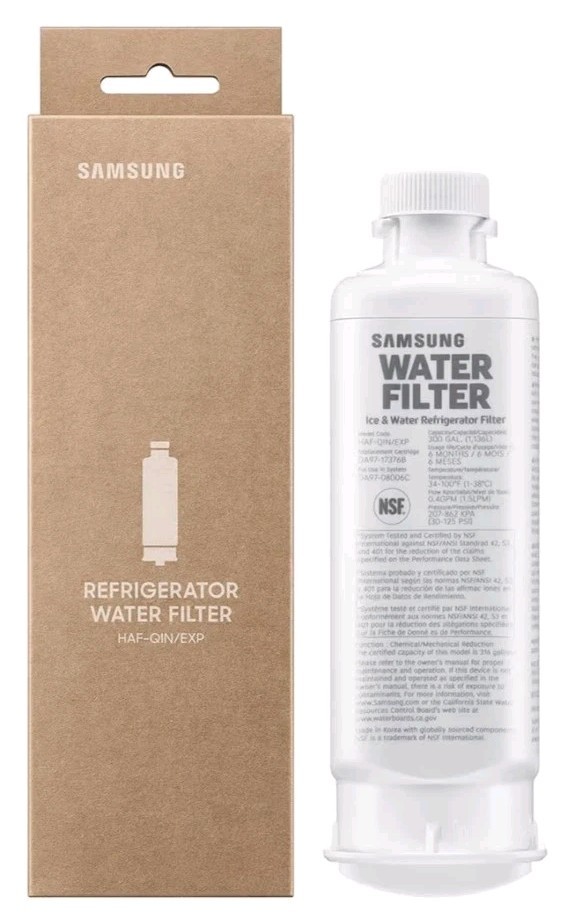 Samsung HAF-QIN/EXP Genuine Refrigerator Water Filter, Reduces 99% of Harmful…