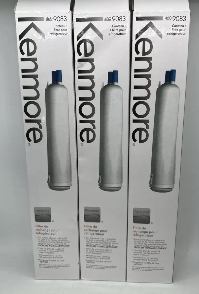3 Pack Fit Kenmore 469083 9083 Replacement Refrigerator Water Filter 460-9083