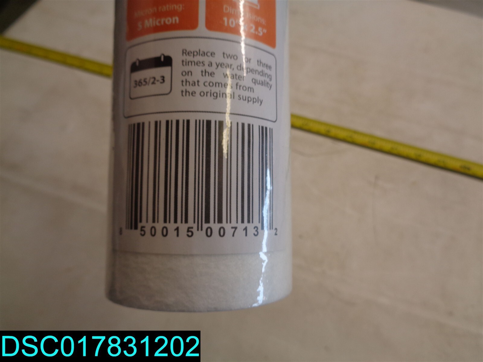 Qty=25: AquaBoon 5 Mic Sediment Water Filter Cartridges Standard 10×2.5″