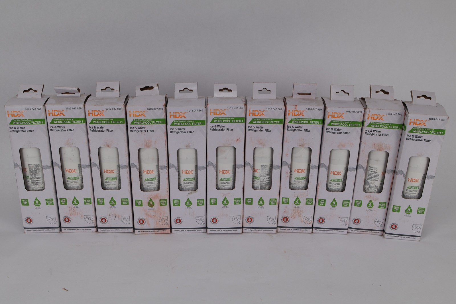 HDX 1013 047 869 Ice and Water Refrigerator Filters Whirlpool Filter 1 Lot of 11