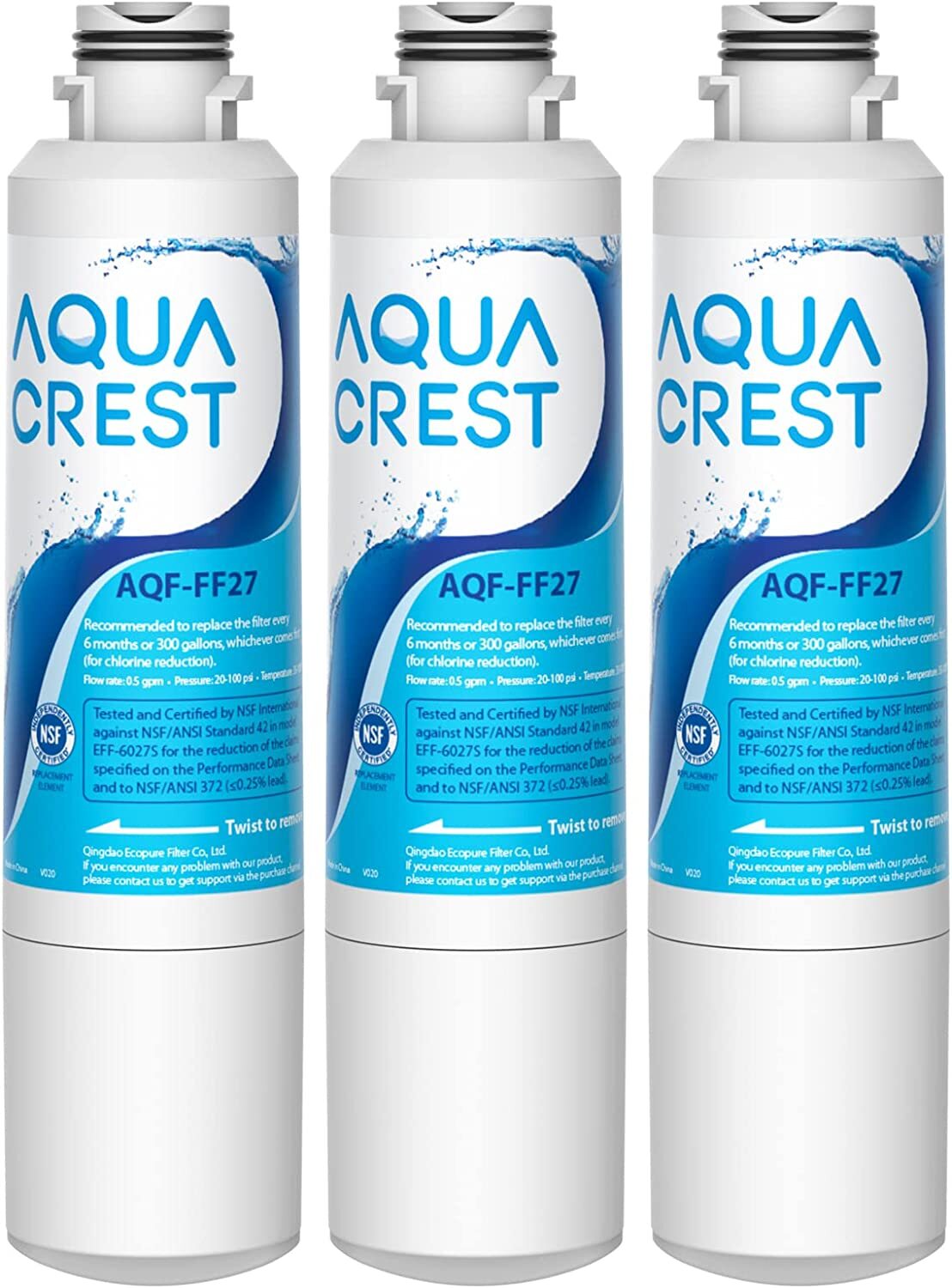 AQUACREST DA29-00020B Replacement for Samsung HAF-CIN/EXP fridge water filter