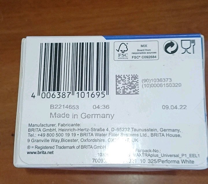 BRITA MAXTRA+ Water Filter Cartridge 1 Pack Made in Germany Sealed