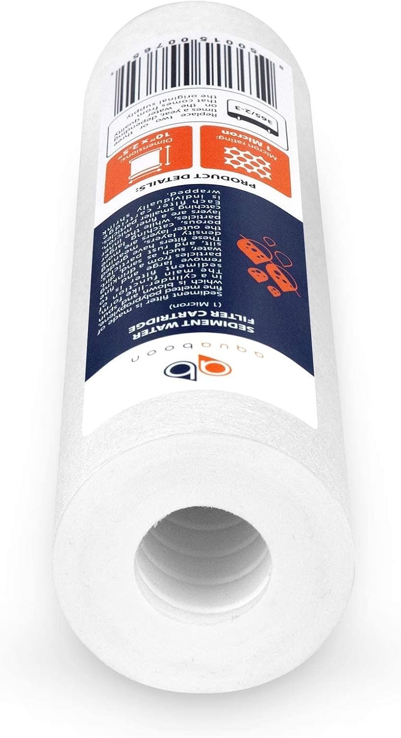 1 Micron Whole House Sediment Filter 10 x 2.5 for RO & Well Water Filters Rep…