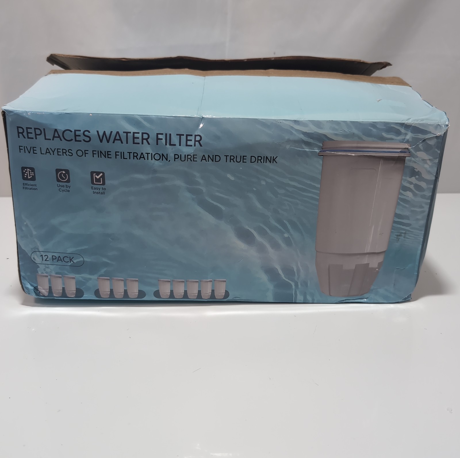 Water Filter Replacement Fit for Zero Pitcher and Dispenser ZR-001 ZR-017 11Pack