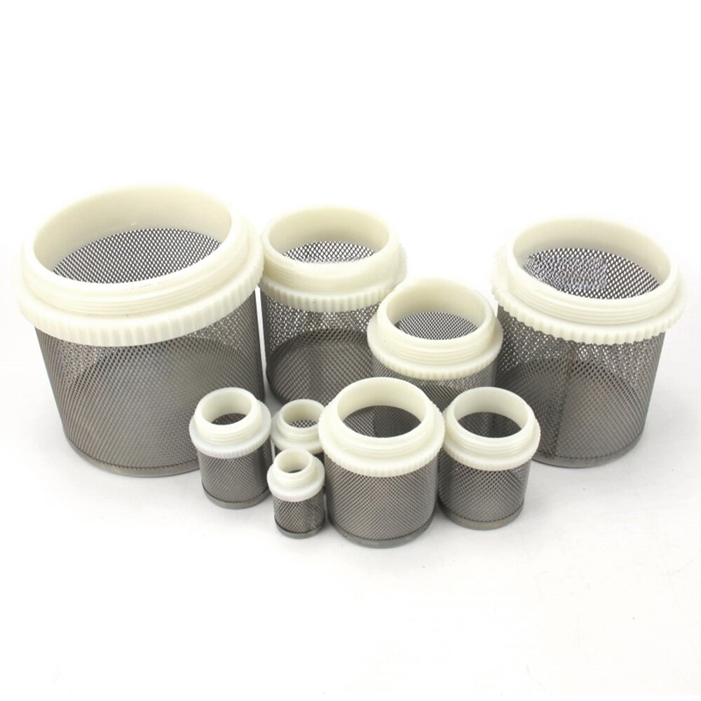 Strainer-Suction and Sump Filter, Stainless Steel Mesh Male Thread 1/2″ to 4″