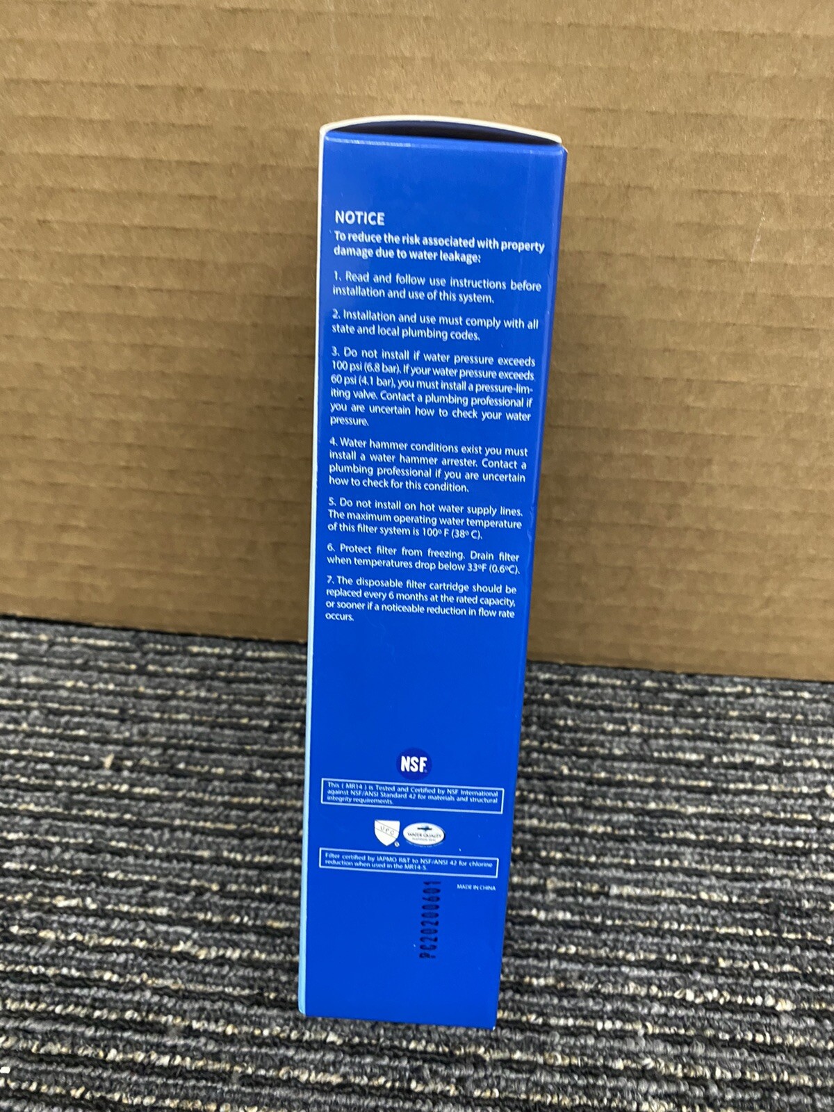 Marriotto MR14 Refrigerator Water Filter Replacement LG LT800P ADQ73613401
