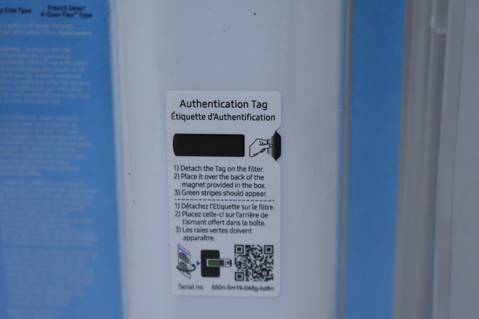 SAMSUNG Genuine HAF-QIN Refrigerator Water Filter for System DA97-08006C