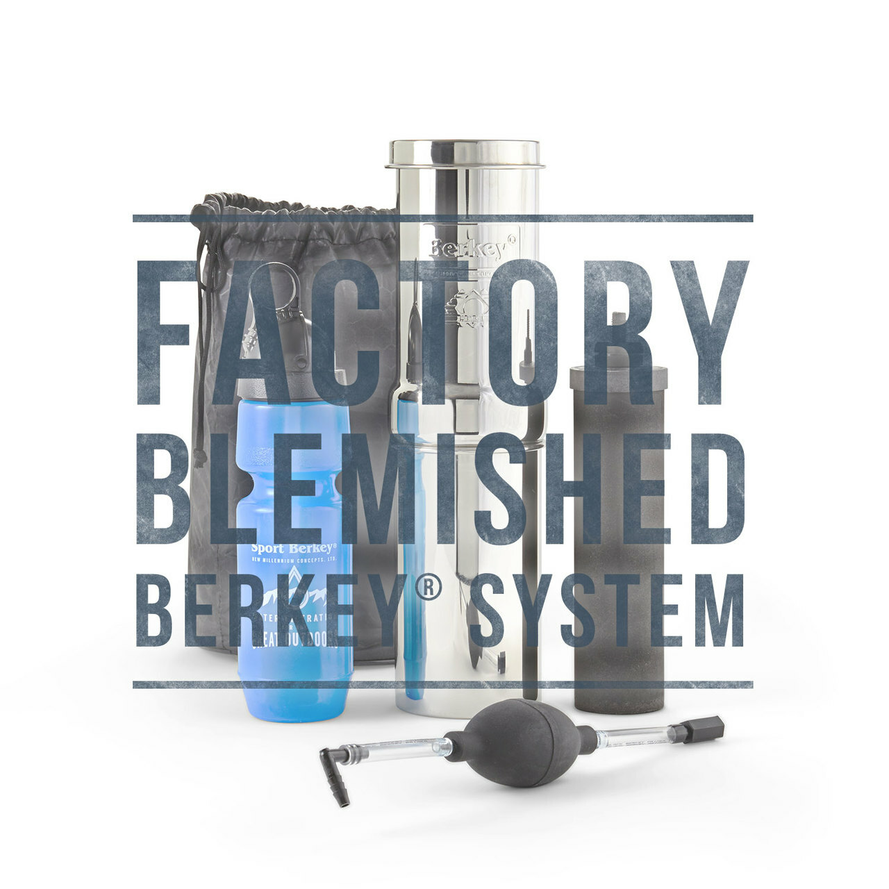 Blemished Berkey Water Filter Systems – Travel, Big, Royal, Imperial, Crown, Go