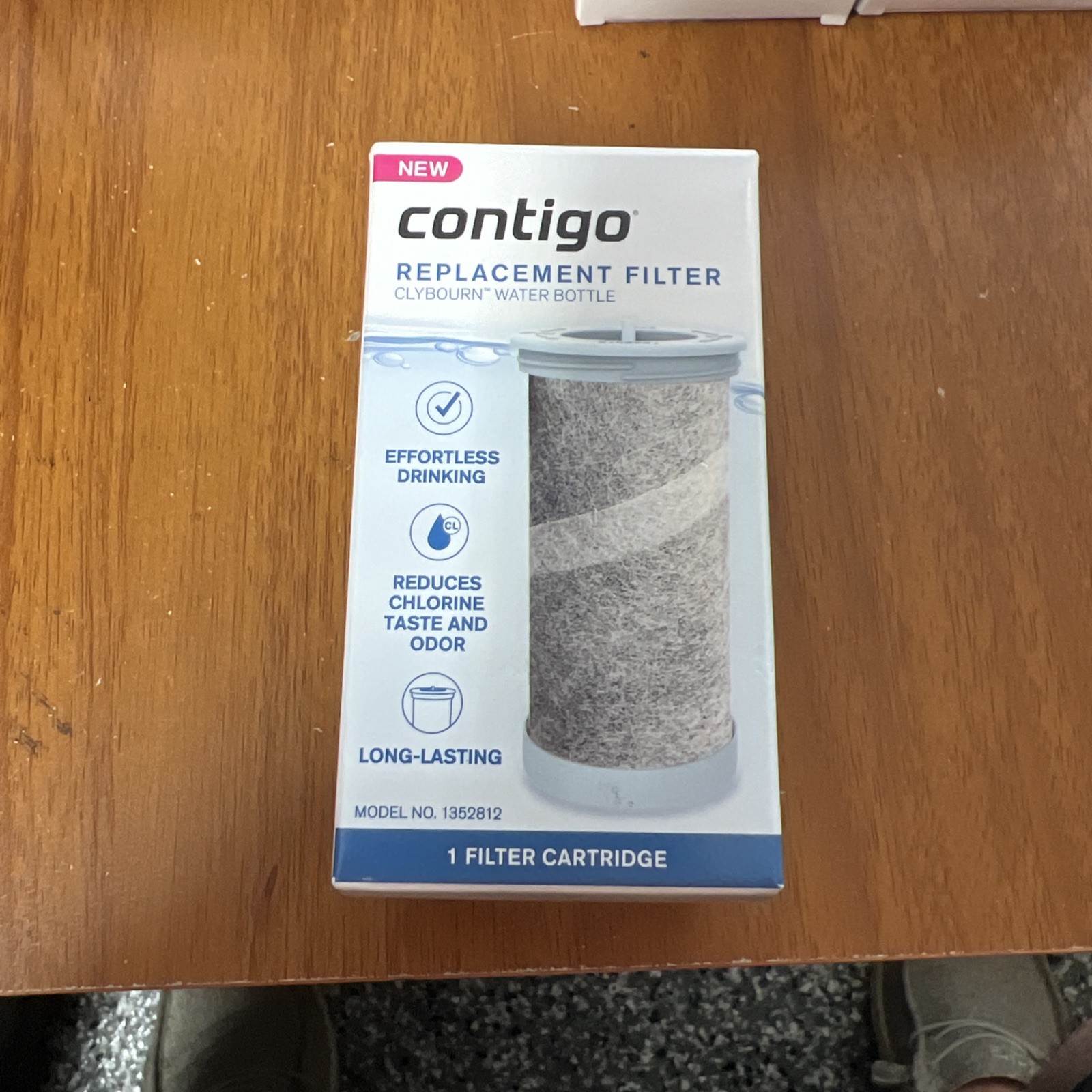 (12) Contigo Replacement Filters #1352812 for Clybourn Water Bottles New In Box