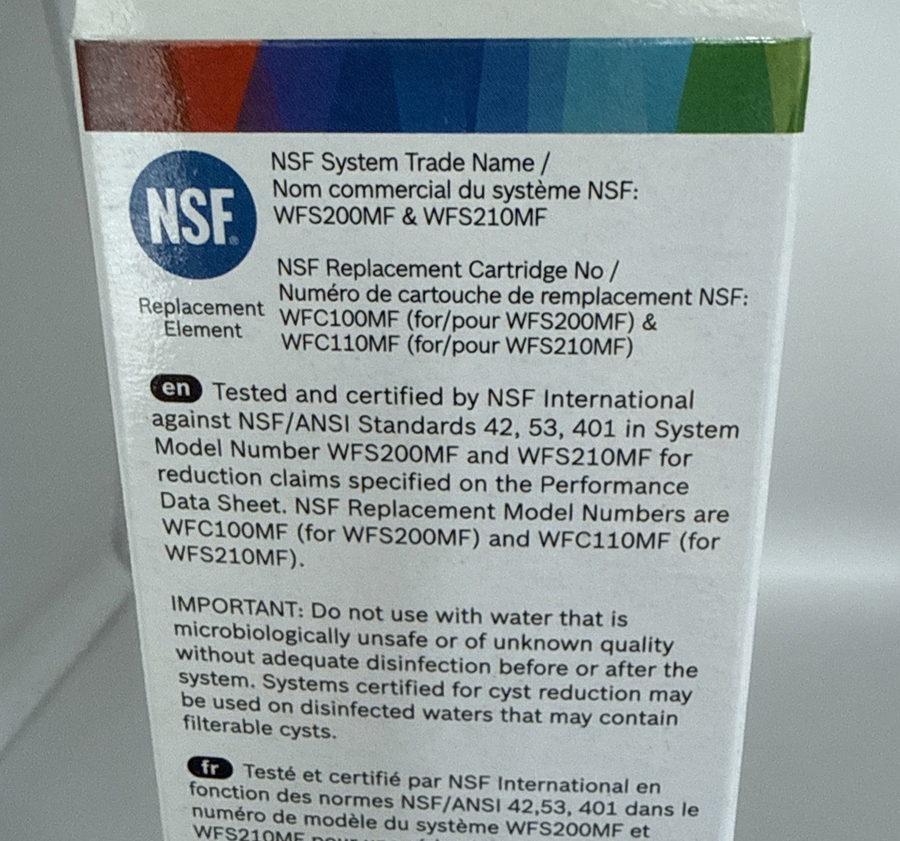 Bosch Twist-In Fridge UltraClarity Pro Water Filter NEW & SEALED $50 Retail