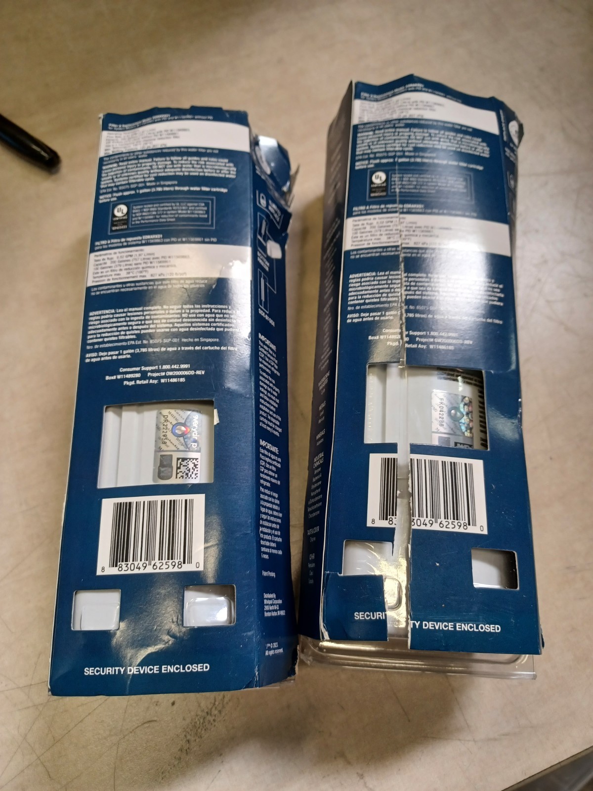 Lot Of 2 Everydrop Ice and Water Refrigerator Filter A EDRARXD1 SEALED