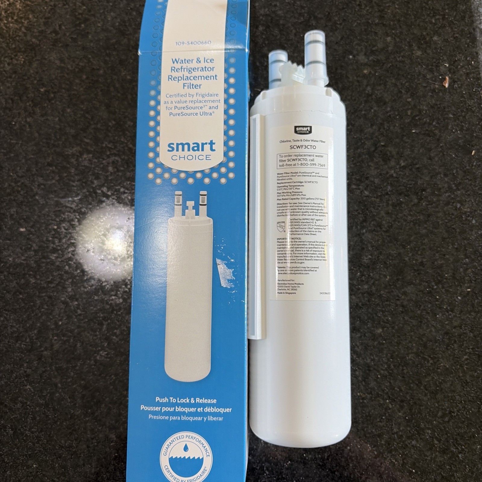 SmartChoice SCWF3CTO Replacement for Frigidaire ULTRAWF&WF3CB Caps Sealed