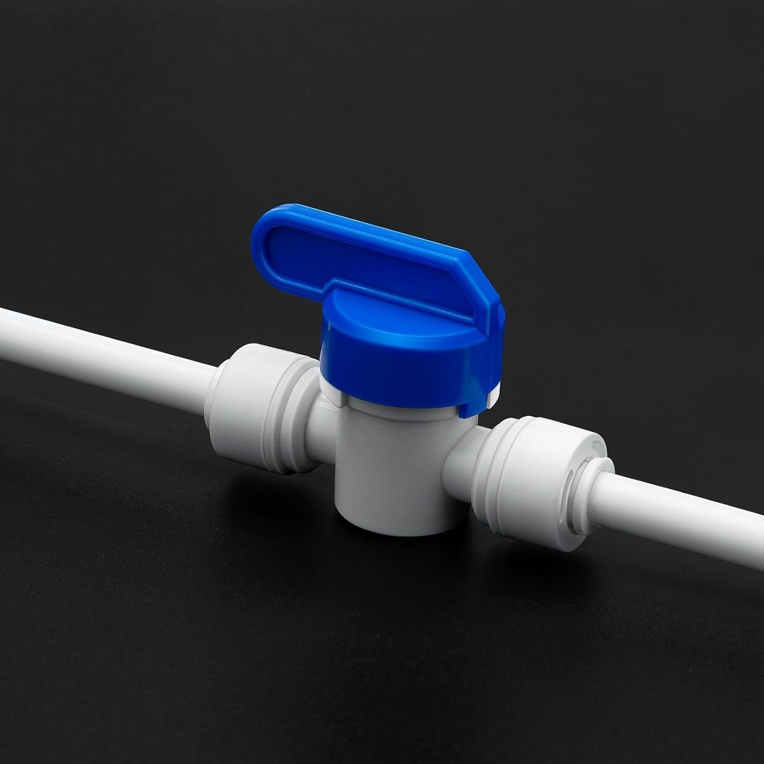12 Pack 1/4″ Push to Connect Ball Valve Inline Shut Off for RO DI Water System