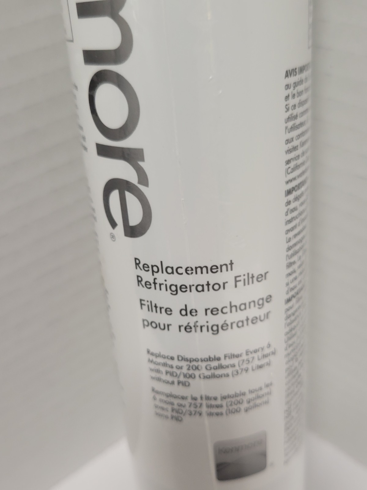 Kenmore 460 9083 Refrigerator Water Filter Genuine Water Replacement Cartridge