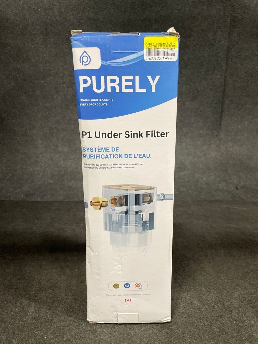 PURELY P1 Under Sink Water Filter 4 Stage Filtration for Pure Water
