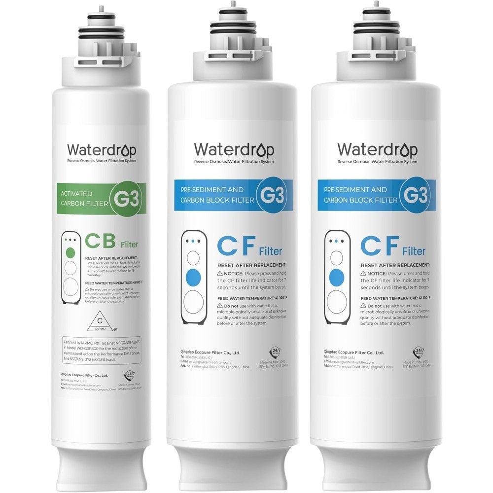 G3 Replacement 1-Year Combo Pack of 2 CF s and 1 CB for