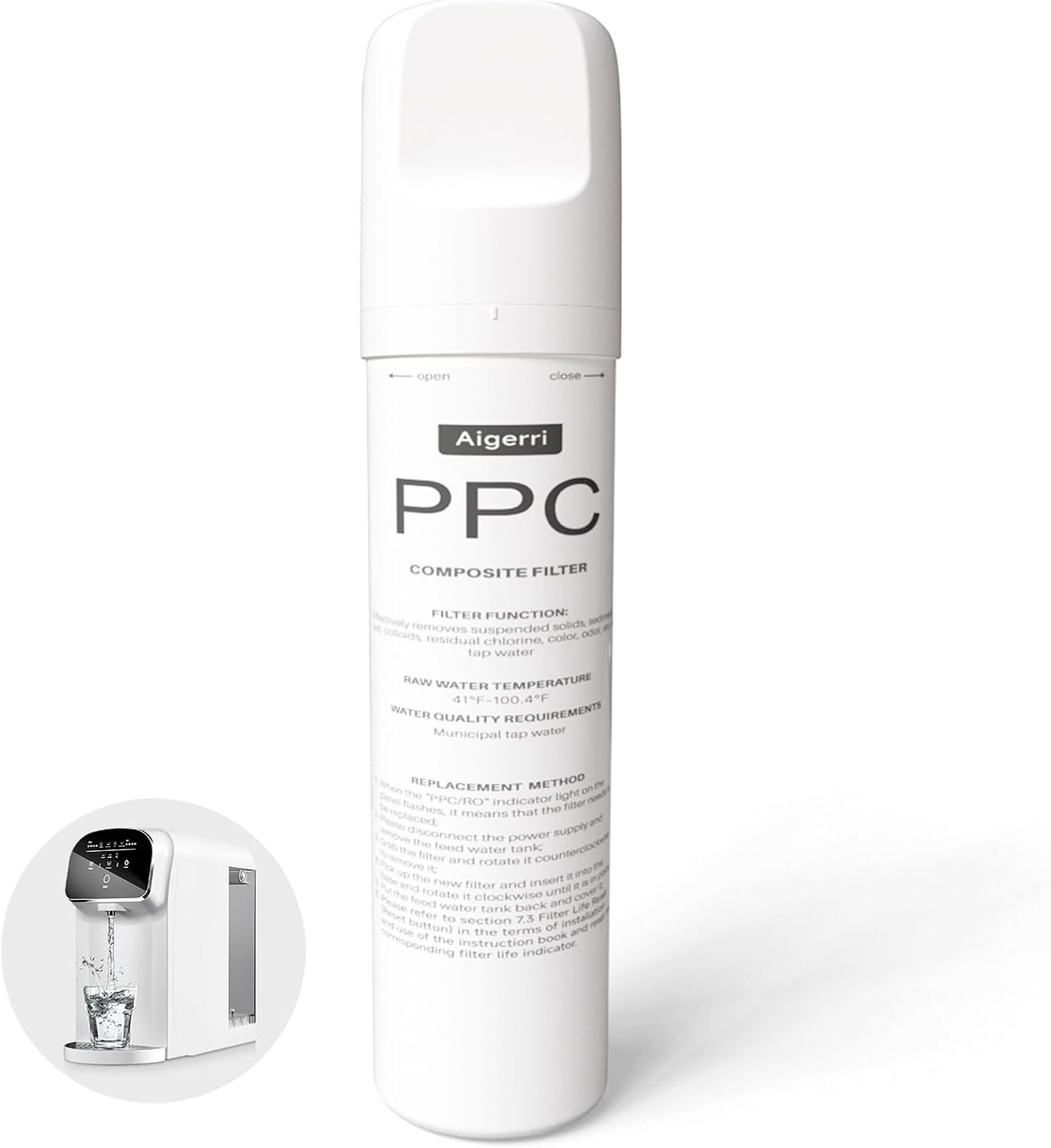 Certified PPC Replacement Cartridge – Extended Lifespan, Superior Taste
