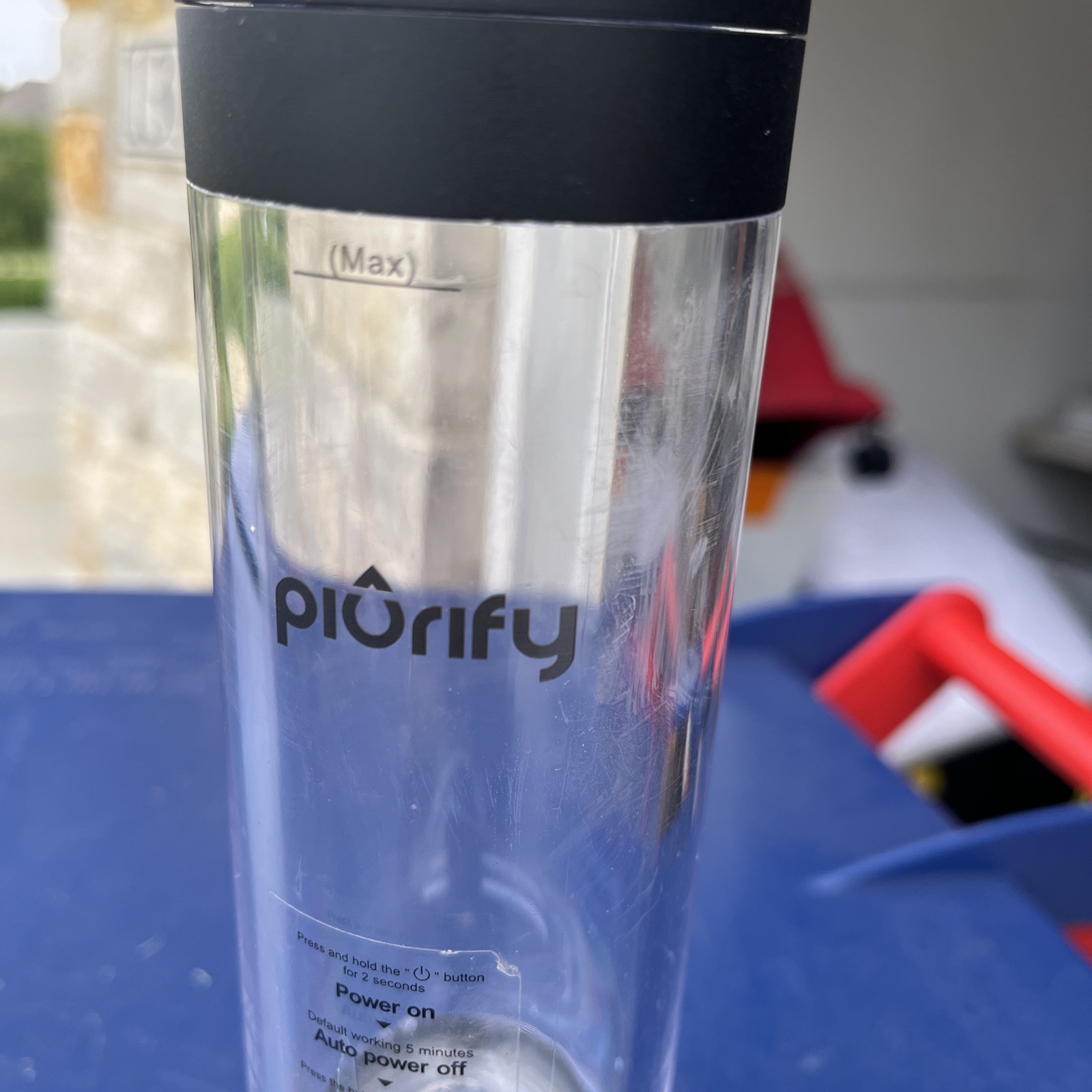 PIURIFY Hydrogen Rechargeable Water Bottle Generator 9.5 oz – USED