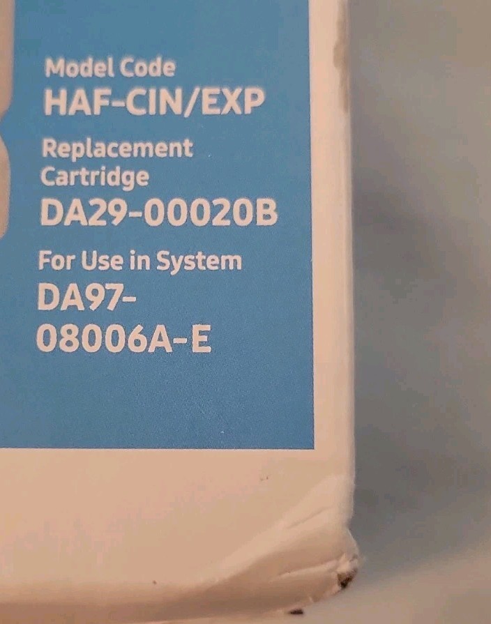 Genuine Samsung DA29-00020B HAF-CIN/EXP Refrigerator Water Filter Lot of 2