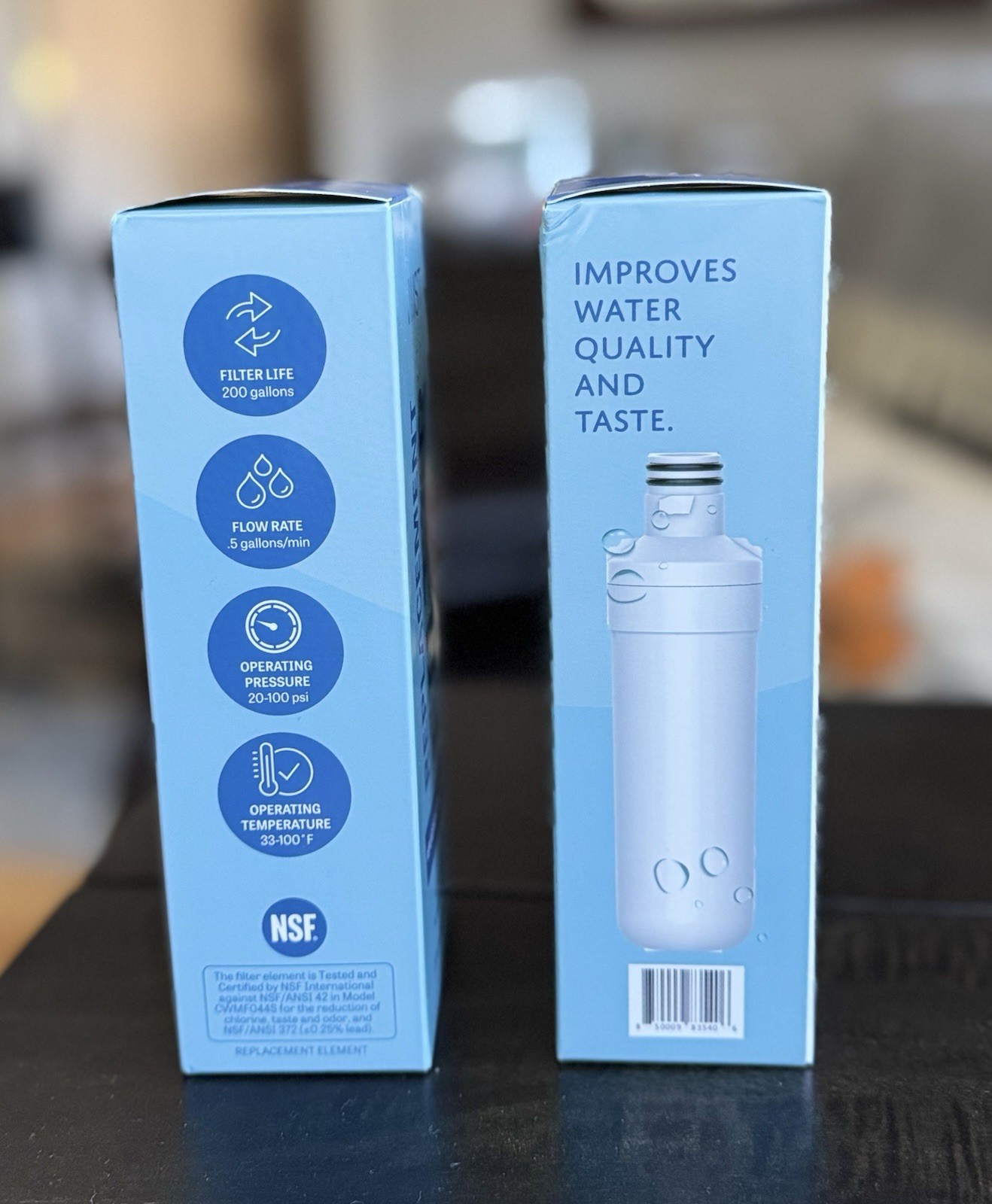MIST Lt1000P – REPLACEMENT Water FILTERS Model CWMF044 Compatible w LG – 2 NEW