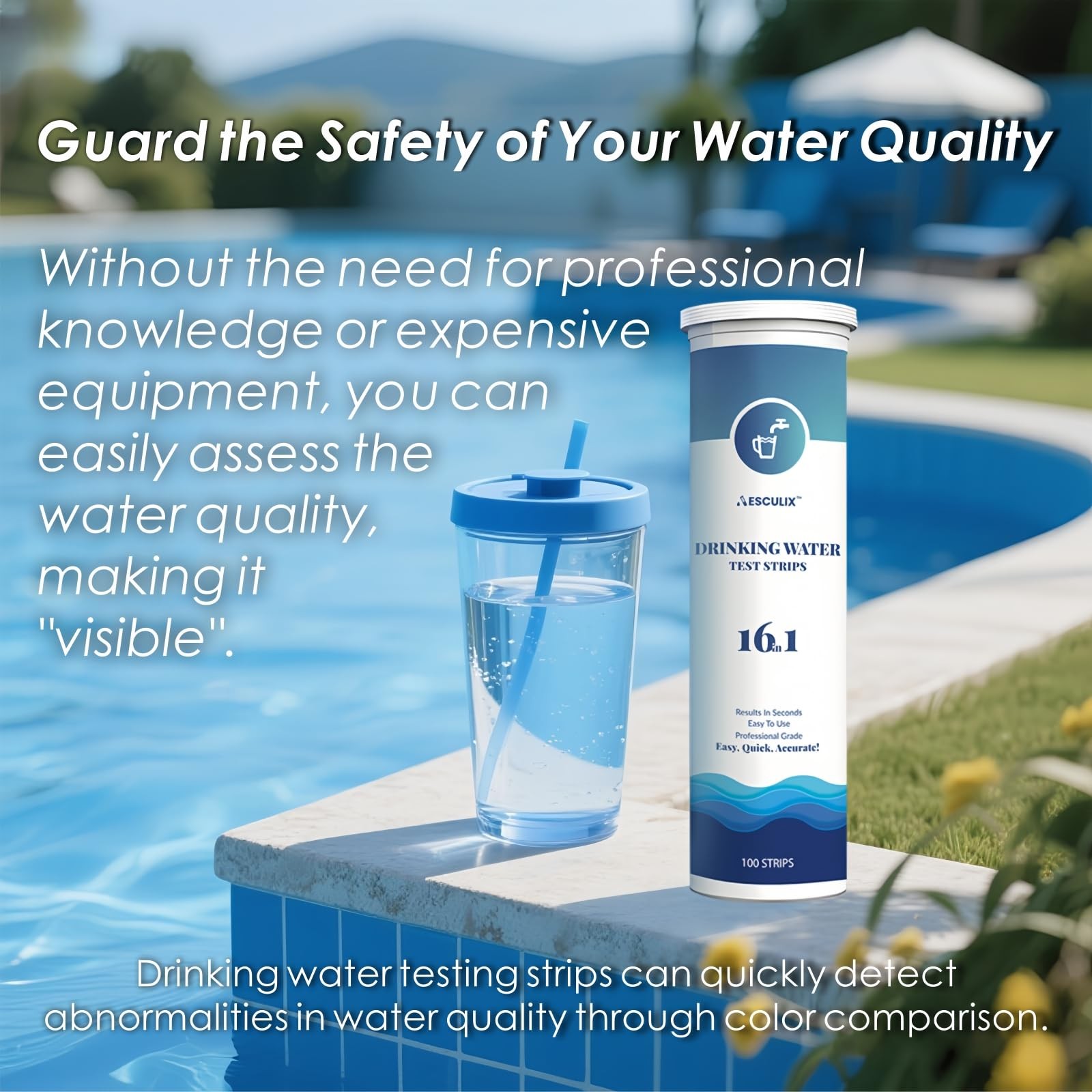 20 in 1 Water Tester for Drinking Water, Well Testing Kit, Suitable…