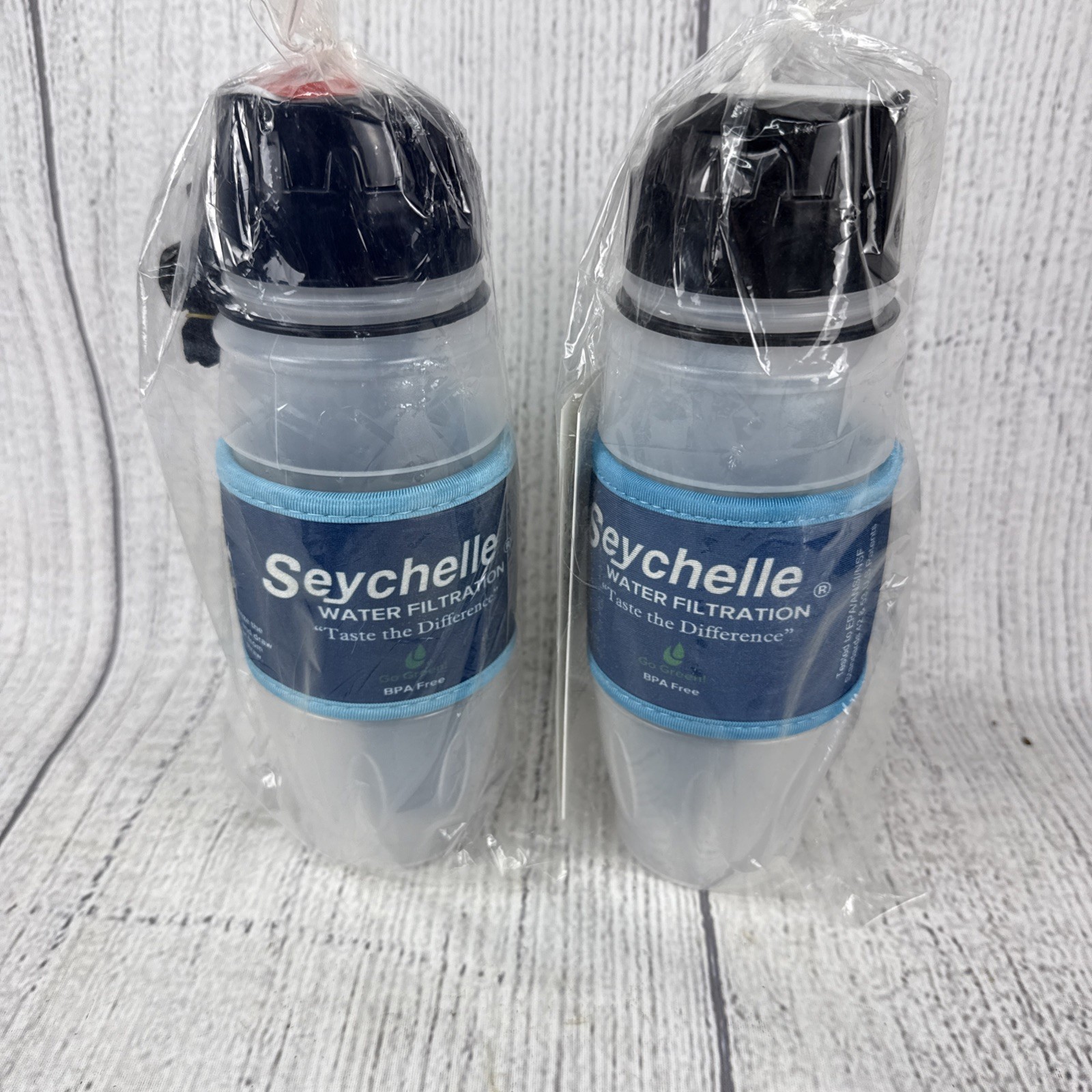 2 Seychelle Extreme 28oz Radiological Ionic Micron Flip Top Water Filter Bottle