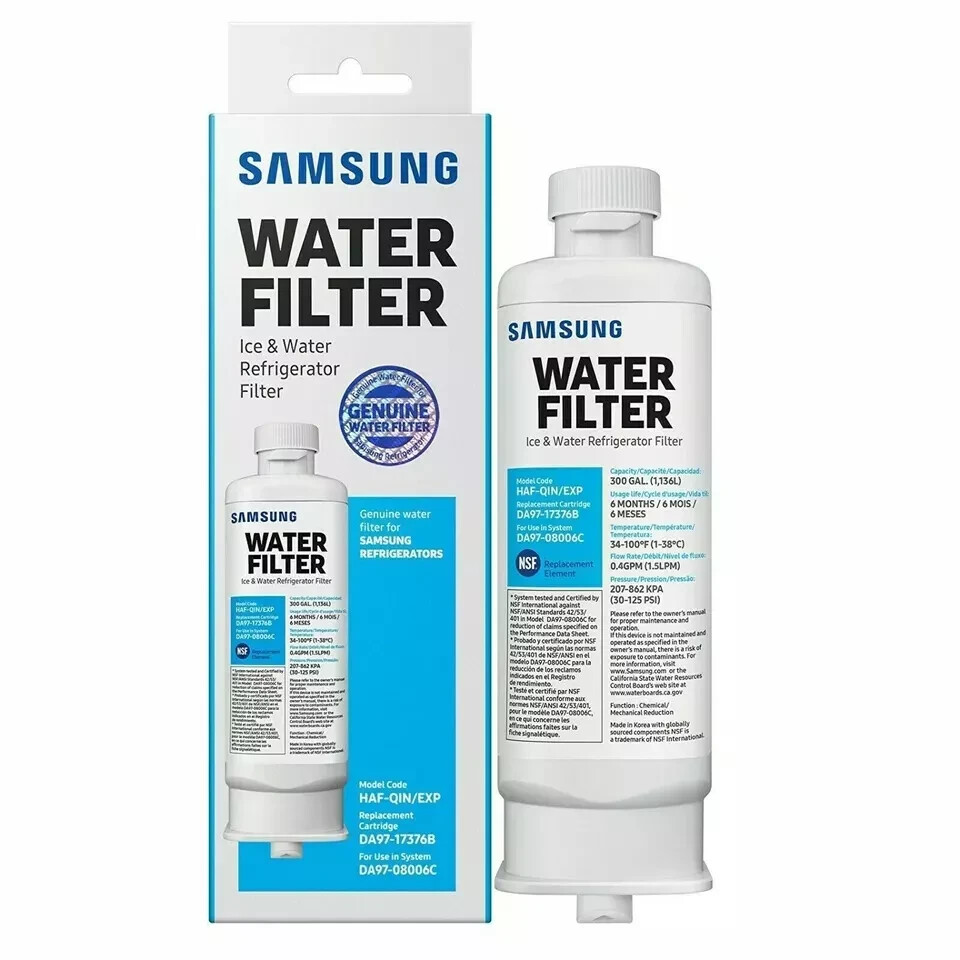 NEW 1 PACK Genuine Samsung DA97-17376B HAF-QIN/EXP REFRIGERATOR Water Filter US