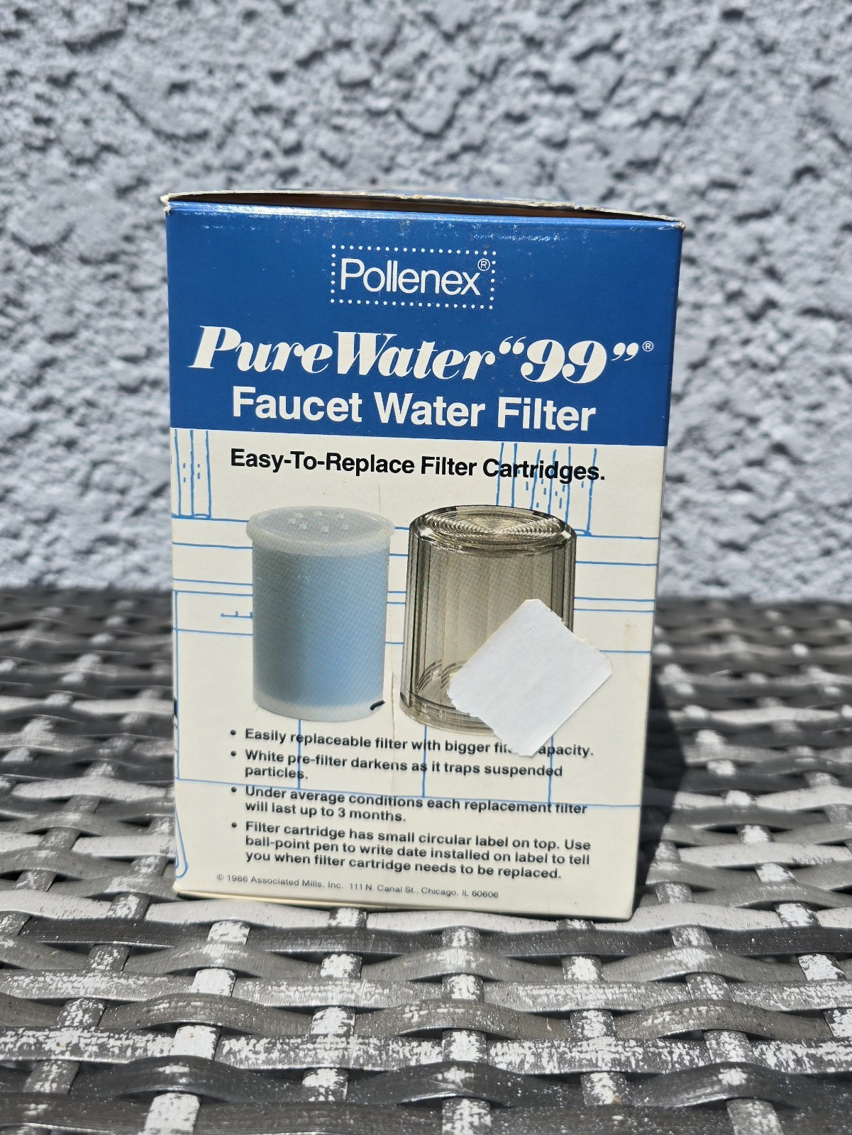 NOS 1986 Pollenex Pure Water “99” Faucet Water Filter Model WP90