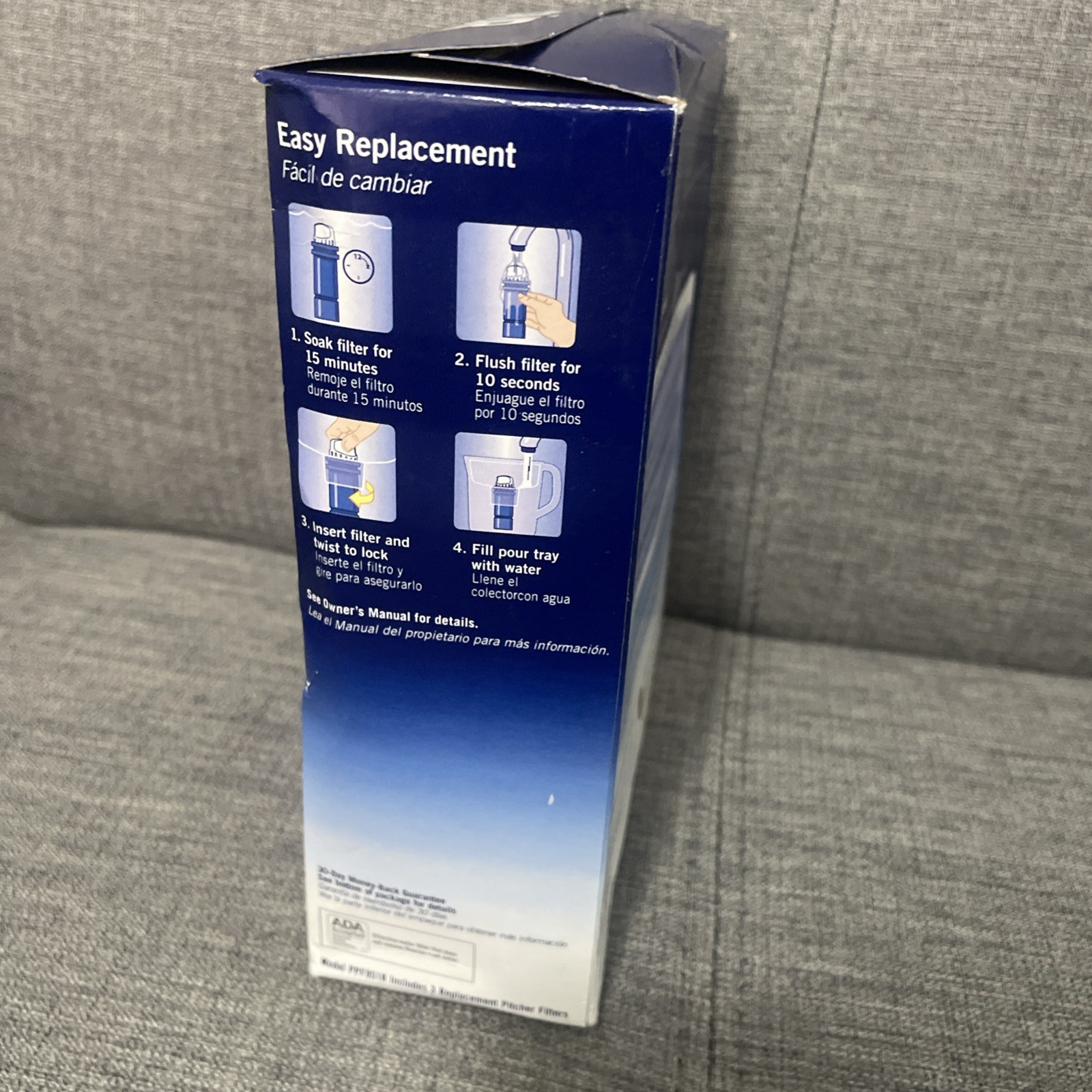 NEW Pur Plus Water PPF951K3 Replacement Filter 3 Count Blue Pitcher Dispenser