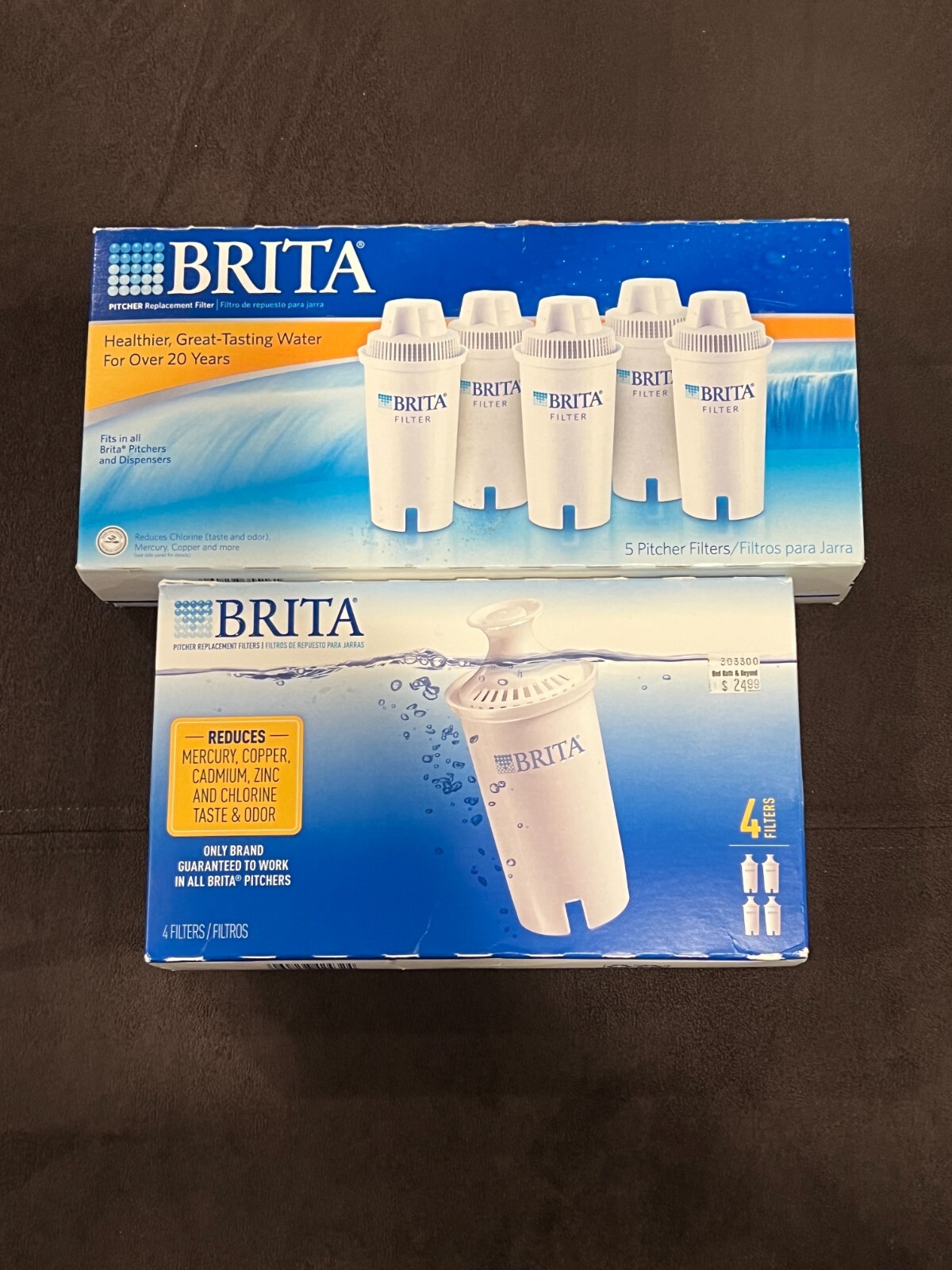 Brita Pitcher Replacement Water Filters Cartridges New In 2 Boxes 9 Total