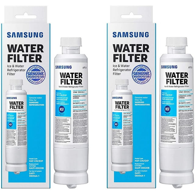 2 Pack SAMSUNG Water Filter HAF-CIN-2P-EXP, DA29-00020B USA Seller