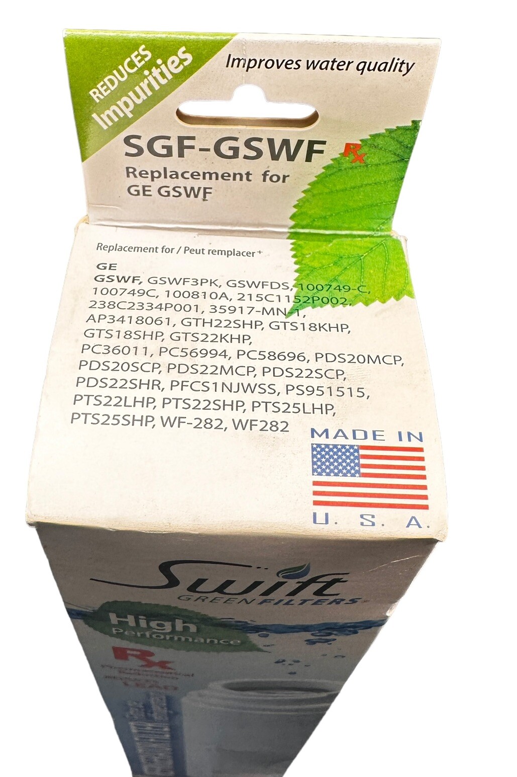 Lot Of 2 Replacement GE MSWF Refrigerator Water Filters SGF-MSWF