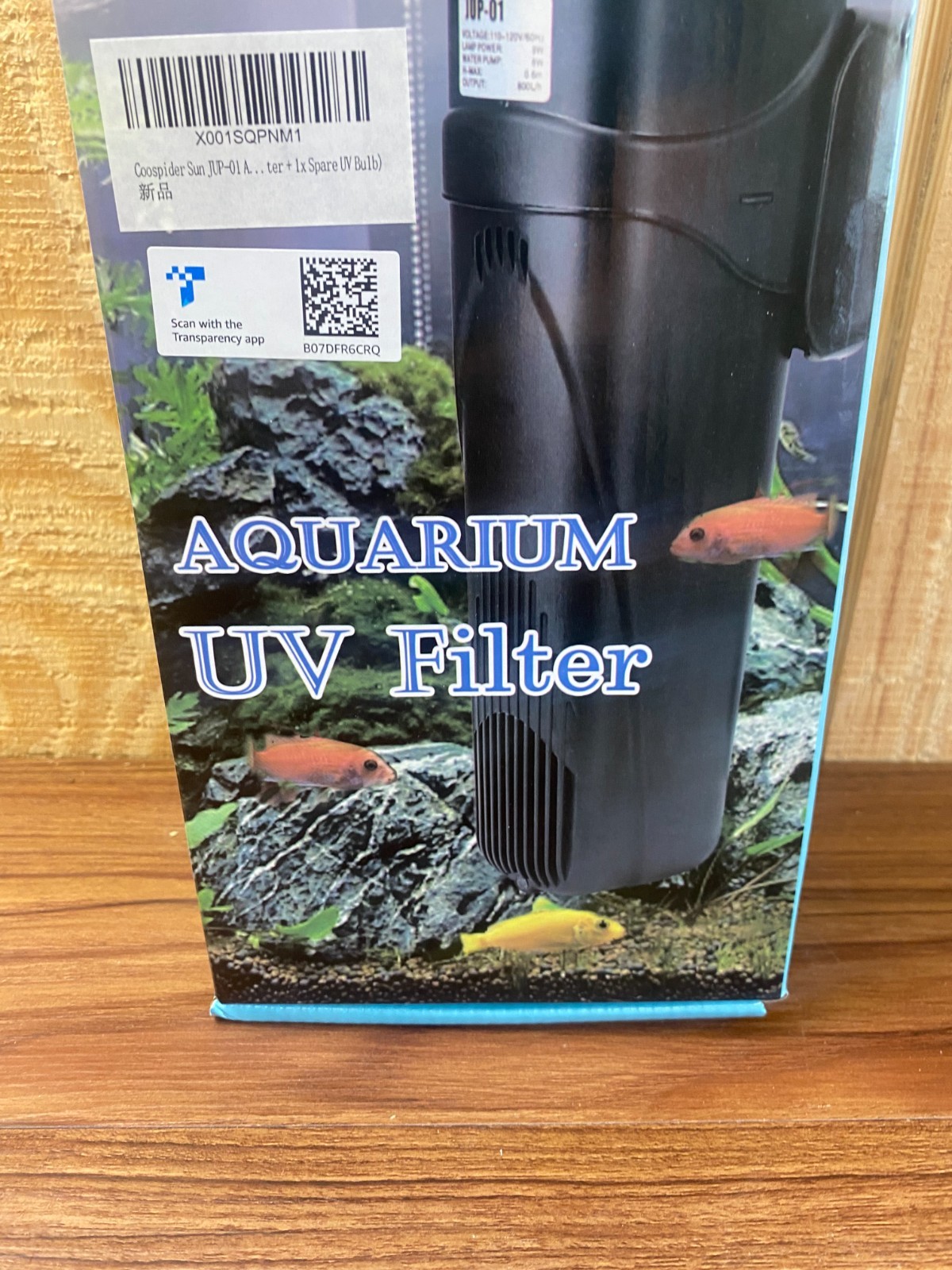 Aquarium UV Filter Remove Green Algae Keeps Water Clean UVC Sterilizer Air Pump