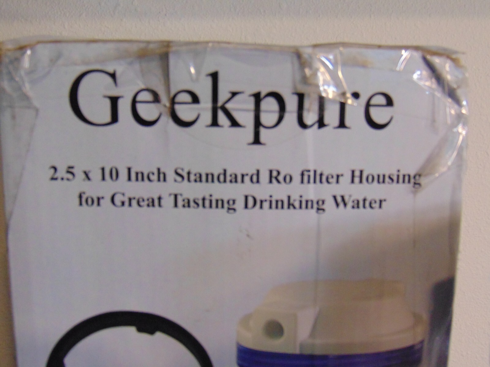 Geekpure Standard Filter Housing – 2.5′ x 10″ for Great Tasting Water