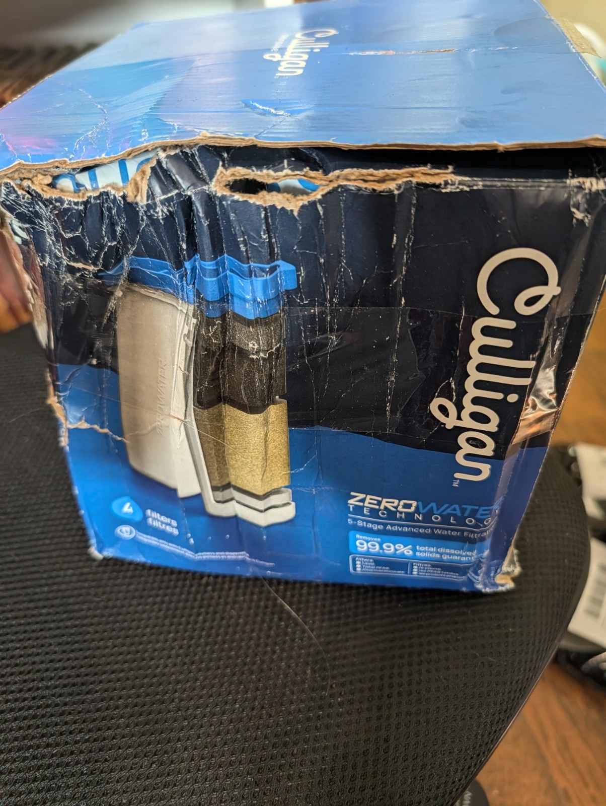 Culligan ZeroWater 5-Stage Replacement Water Filter 4 Pack ZEROF06 Open Box READ