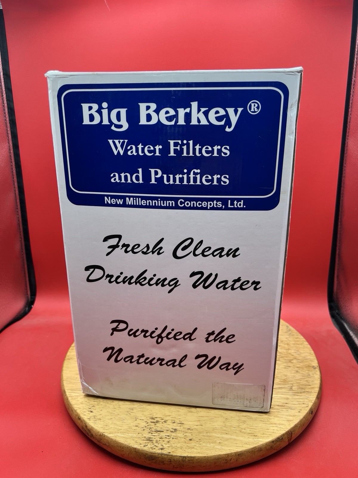 Big Berkey Steel Water Filter System 2.25 Gallon W/ 2 New Black Berkey Elements