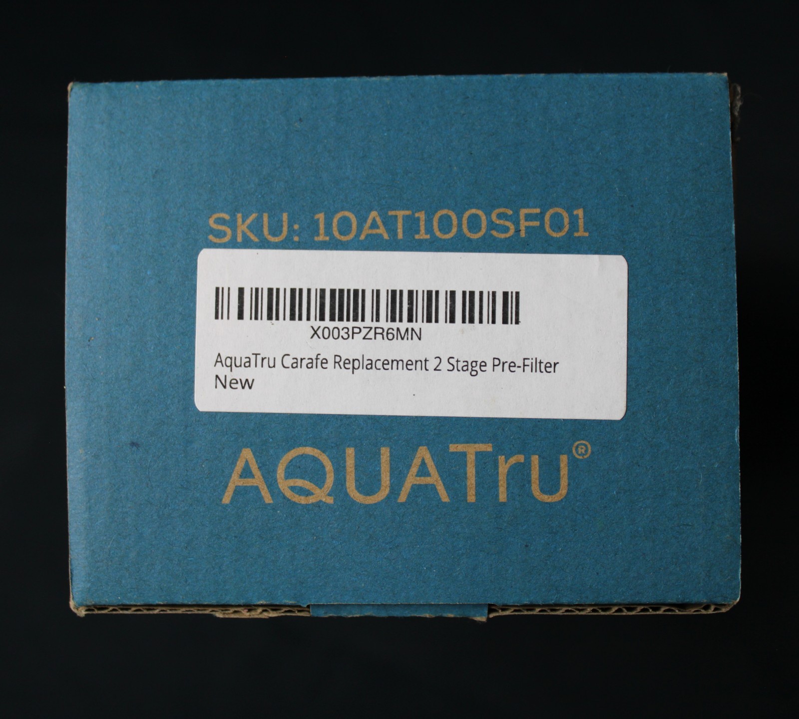 New AQUATru Carafe Replacement 2-Stage Pre/Carbon Filter [H3]
