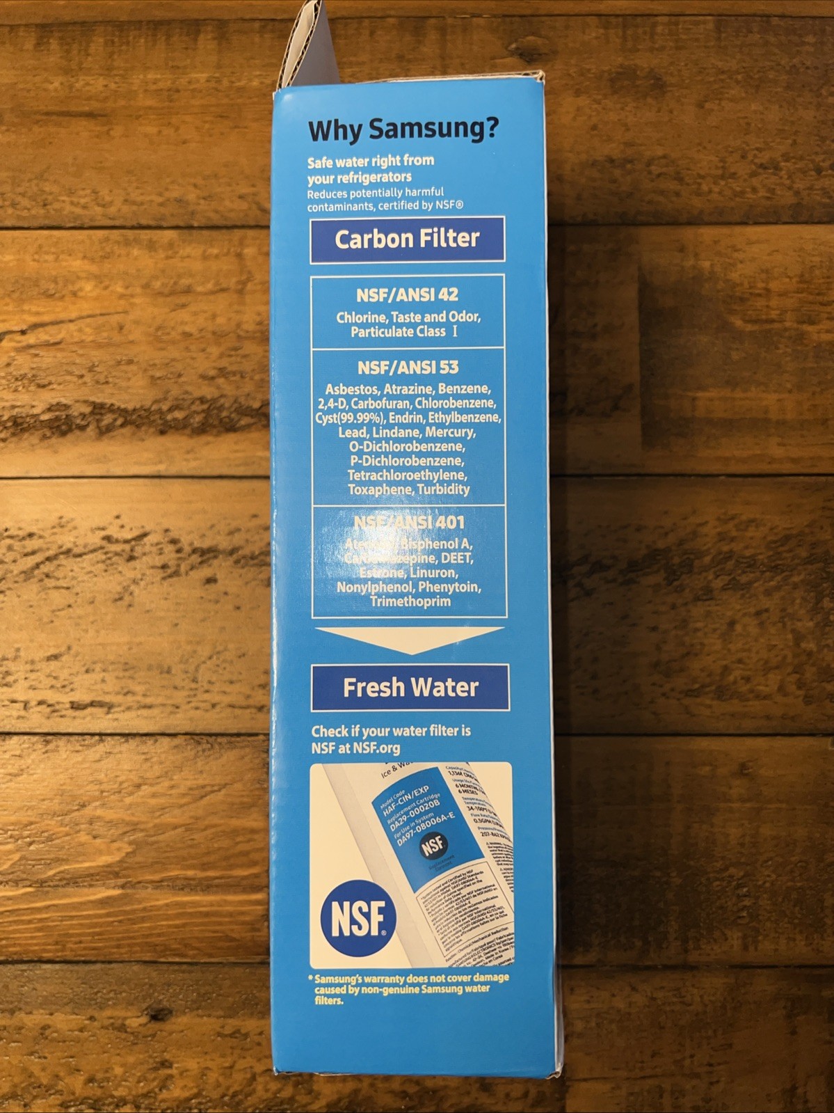 SAMSUNG DA29 Genuine Filter Refrigerator Water HAF-CIN/EXP