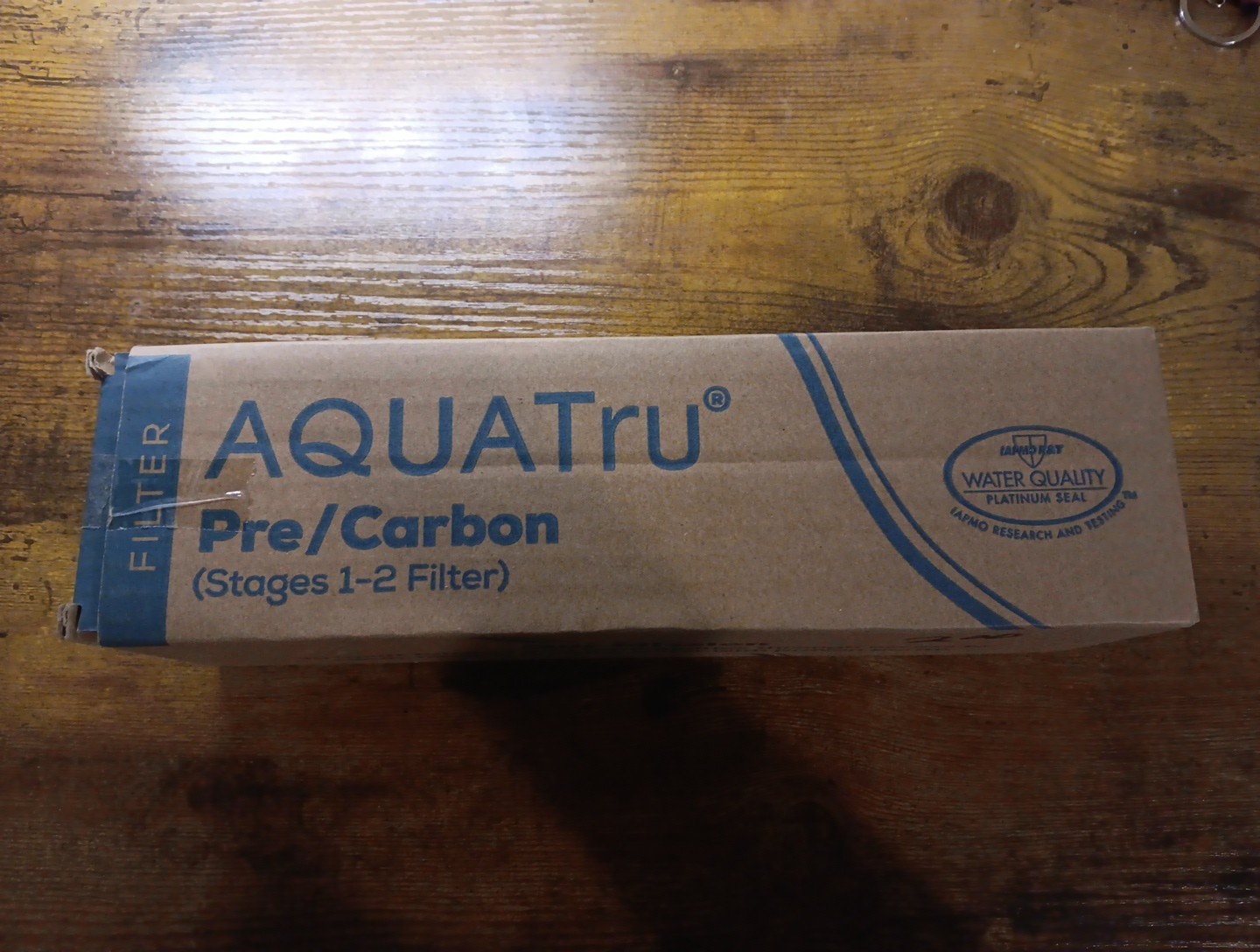 AquaTru AT2001 Pre/Carbon Water Filter Stages 1-2 SEALED In Box