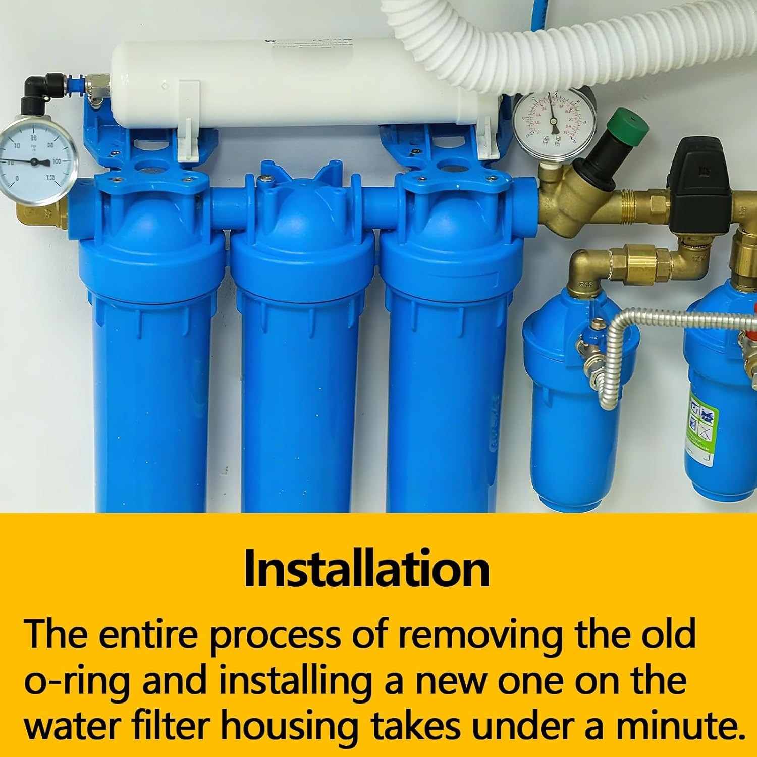Reliable 5-Pack Water Filter Housing O-Rings – Compatible with Multiple Brands