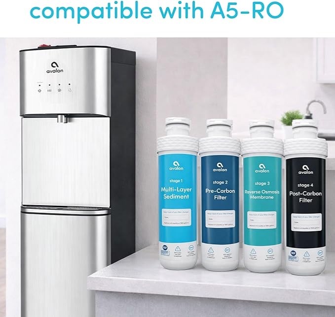 Avalon Genuine 4 Stage Reverse Osmosis Replacement Filters f/Avalon Water Cooler