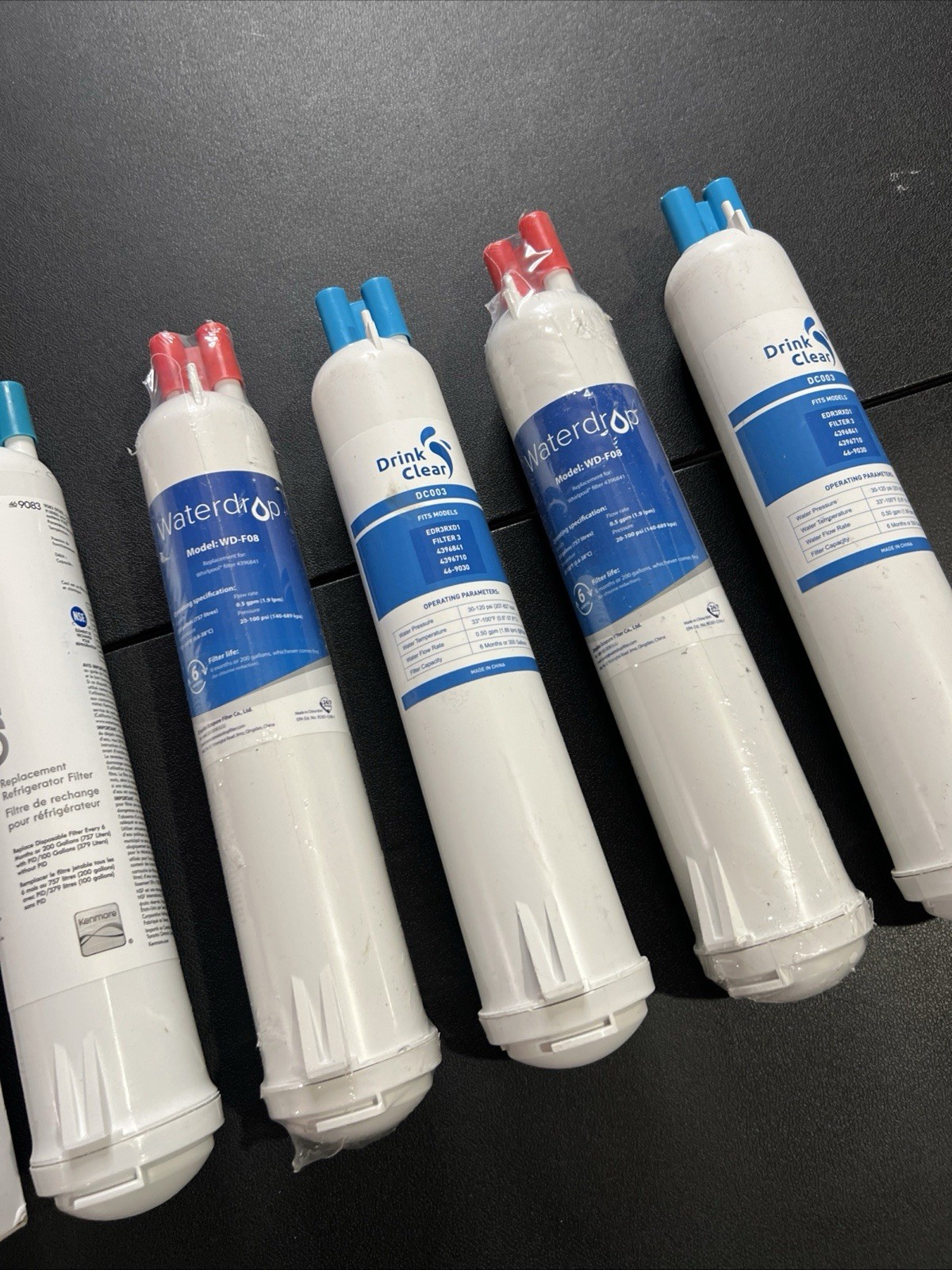 4609083 9083 9020 9030 Replacement Refrigerator Water Filter Fit Kenmore 5 Pack