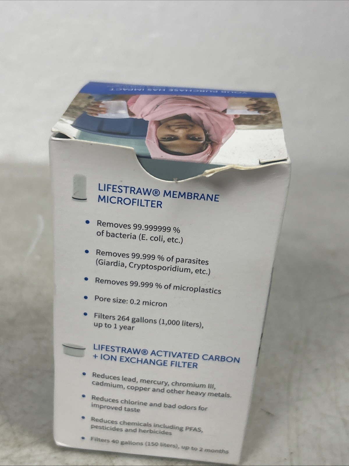 NEW LifeStraw Home Replacement Filters Membrane Microfilter Carbon+Ion Exchange